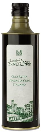 Borgunto® Olio Extravergine di Oliva ITALIANO 500ml - 100% Olive Toscane, Estratto a Freddo • Leccino, Frantoiano, Moraiolo • Made in Toscana!