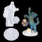 Voyyphixa Moule Bougeoir de Chat en Silicone de Résine Époxy Moule en Silicone pour Cadre Photo en Forme de Chat Cat Animal Resin Molds Moule de Coulage Béton pour Photophore