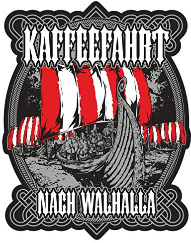 SONS OF ODIN Aufkleber Wetterfest aussen Kaffeefahrt nach Walhalla Wikinger Raubzüge