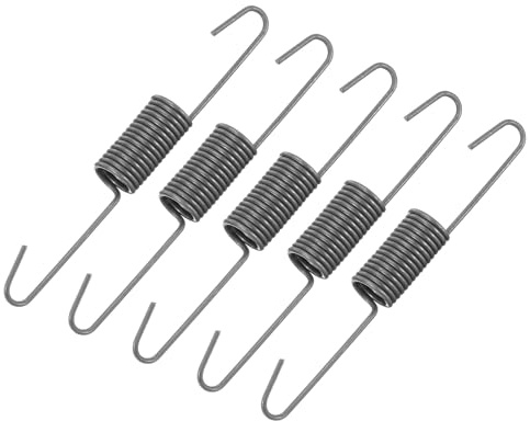 QUARKZMAN 30Stk Liegesessel Zugfeder 4 Metall Doppelhaken Ersatz Sofa Mechanismus Spannung Federn - Lang Haken