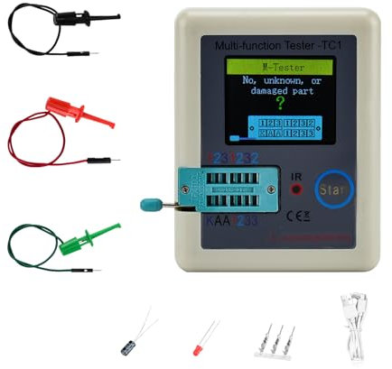 Podazz Transistorzähler, ESR-Messgerät, Multifunktions-Grafik-Widerstandstester, LCR-TC1, grafische Farbanzeige