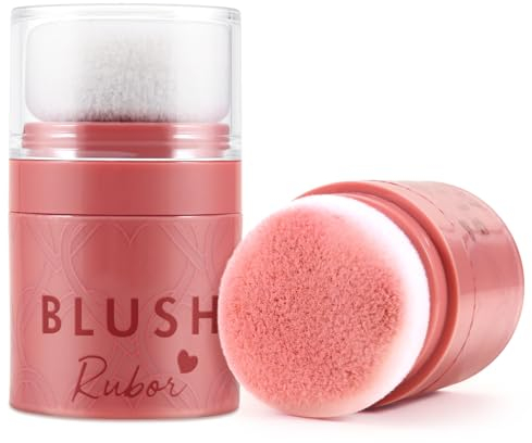 Boobeen Lose Rouge Puder Air Cushion Blush, Face Blusher Cheeks Powder, Natürliche hochpigmentierte weiche Rouge Makeup Langlebig, Mattes Finish