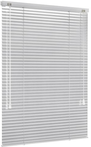 Jalousiescout Lightless Jalousie Aluminiumjalousie, Verdunkelungsrollo, Innovative Verdunkelungstechnik, Sichtschutz, ohne Bohren, 100 x 130 cm (BxH), Silber glänzend
