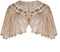 CulinaBlend Retro-Schal mit Perlen und Pailletten, 1920er-Jahre, für Abendveranstaltungen, Party, Umhang, Überzug, Brautkleid, Hochzeit, Party (Gold)
