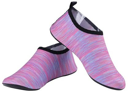 Generico Ciabatte Uomo Estive Pelle Uomo Espadrillas Uomo Coppie Scarpe da Spiaggia Acqua All'aperto Esercizi di Yoga Estate Nuoto da Donna Scarpe Uomo Estive Senza Lacci Scarpe Stringate (Pink, 44)