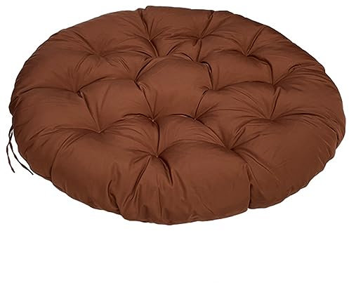Wasserdichtes rundes Gartenschaukelsofa für den Außenbereich, mit dicken Relaxsessel-Pads, wetterfestes Design für Komfort und Stil