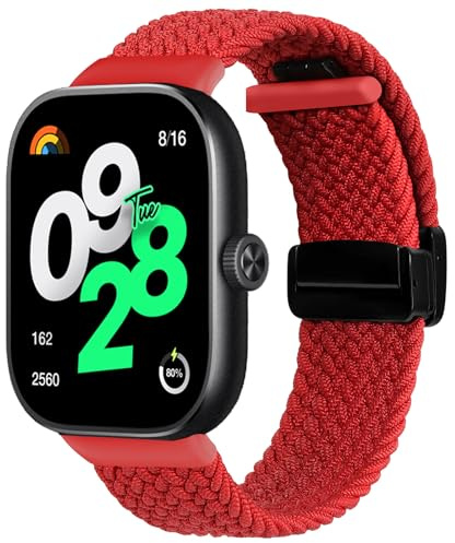 SMYAOSI Magnetico Cinturino Compatibili con Xiaomi Redmi Watch 5, Cinturino in Elastici Nylon Magnetico Cinturinio per Xiaomi Redmi Watch 5/Redmi Watch 4 Smartwatch Strap