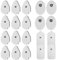 40 Pads Nachkaufset selbstklebende Gel-Elektroden Pads, Selbstklebende Eletroden Geraet Elektroden für Sanitas & Beurer Tens Maschinen Tens Pads mit 3.5mm Druckknopfverbindung (40)