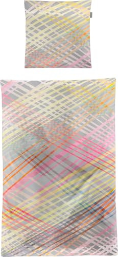 Irisette Bettwäsche Mako-Satin bunt Größe 135x200 cm (80x80 cm)