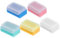 WRITWAA 5Pièces Brosse De Bain Lavable Éponge De Antibactérienne Massage Doux Pour Garçon Fille Rose Vert