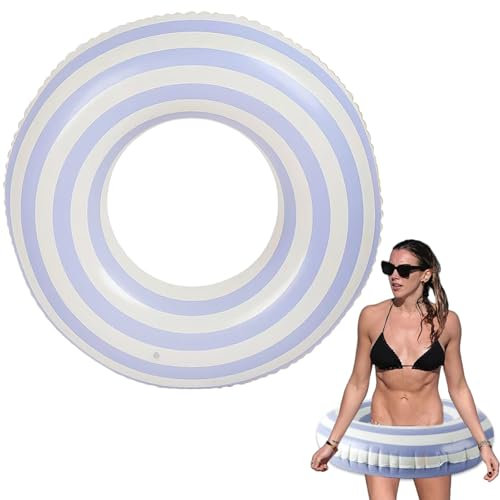 LUMOOM Anello da nuoto per adulti, in PVC, per piscina estiva, spiaggia, accessorio per feste all'aperto (viola)