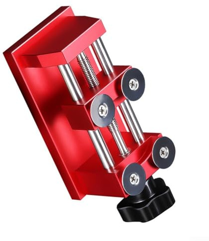 Uhrenlünetten-Entferner-Werkzeug mit 4 runden Blättern für Sportuhren bis 60 mm Gehäusegröße, Gehäuse aus Aluminiumlegierung und Edelstahlschrauben