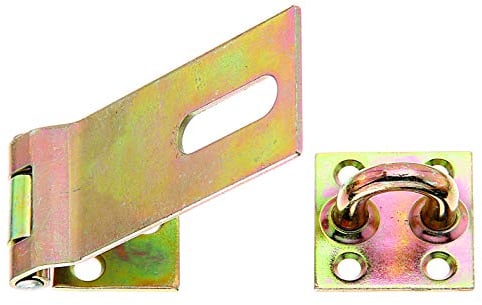 Alberts 348366 Sicherheits-Überfalle | galvanisch verzinkt, dickschichtpassiviert | Länge Überfalle 93 mm | Breite 37 mm