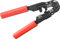 Fixpoint WZ CRIMP 06 Crimpzange für Modularstecker inklusive Kabelschneider und Abisolierer, Rot, Schwarz, 1 Zange