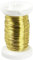 GLOREX 6 2220 089 - Messingdraht, 0,4 mm x 40 m auf einer Kunststoff-Spule, leicht biegsam, ideal für Sträuße, Gestecke und andere floristische Arbeiten