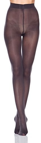 DIM Collant Femme Opaque Velouté 50D x1, Gris Charbon, S-M