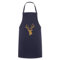 Spreadshirt Hirsch Geweih Hirschkopf Hirschgeweih Kochschürze, One size, Navy