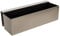 VIVANNO Blumenkasten Balkonkasten Pflanzkasten V2A Edelstahl Binox - 17 x 60 x 17 cm