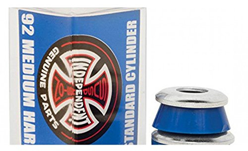 INDEPENDENT Lenkgummi-Set, 4 Stück, für Skateboard-Tucks, Medium Hard, 92A blau