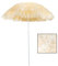 Gravidus Hawaii Sonnenschirm höhenverstellbar, Knickgelenk, Ø160cm, Polyester Beige