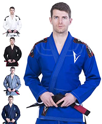 Kimono jiu Jitsu BJJ Gi Para Hombres Con Cinturón Blanco Pantalones de Brasileño Ripstop