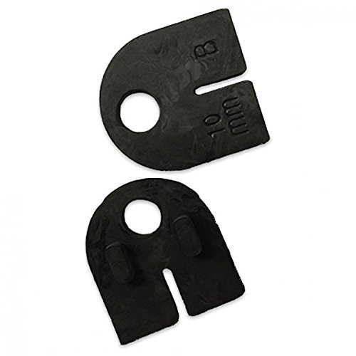 Glass Balustrade Clamp Rubber Inserts 6/8 /10 /12mm (Pairs) - Select Your Size - for use with Seagull Balustrades Glass Brackets Clamps/Glazing Mounting Holder Pads (8mm)