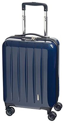 CHECK.IN London 2.0-4-Rollen-Trolley 50 cm Carbon blau