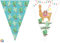 Procos Partyware 84790 Flaggenbanner weiß