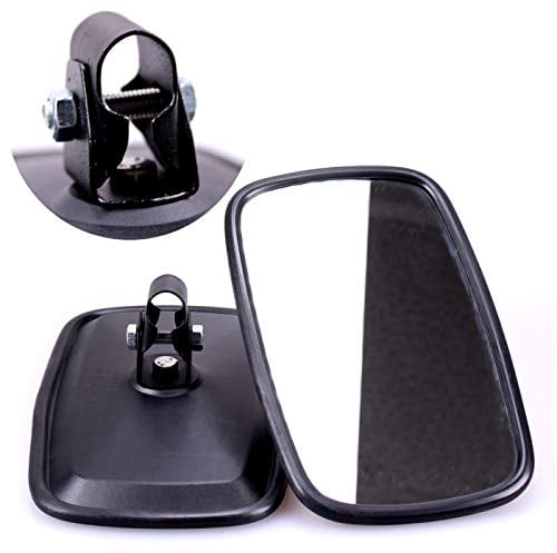 TRUCK DUCK® 2x Universal Rückspiegel 235x145mm Außenspiegel Seitenspiegel Set für Traktor Bagger LKW Wohnmobil Schwarz