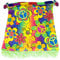 Das Kostümland Hippie Handtasche Flower Power - Umhängetasche 70er Jahre Karneval Mottoparty Hippiekostüm, Flower Power, Standard