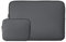 RAINYEAR 13 Zoll Laptop Hülle für MacBook Air 13 Zoll M4 M3 M2 M1 A3240 A3113 A2681 A2338 A2337, 13,3 & 14 Zoll MacBook Pro Schutzhülle mit Zubehörtasche (Grau)