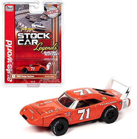 SC355-1 Auto World Xtraction R31 '69 Dodge Daytona K&K Insurance Bobby Isaac Ho Slot Car