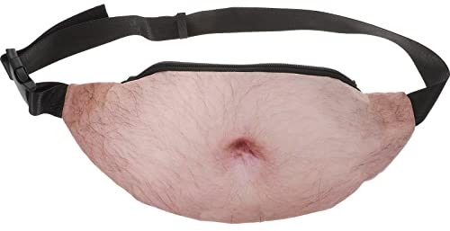 Lustige Bierbauch Bauchtasche Für Herren - Pu Hüfttasche Ideal Für Reisen Outdoor Und Geschenke Zu Weihnachten