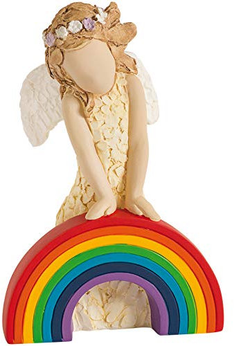 More Than Words 9616 Love And Hope Rainbow Angel Figurine