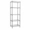 REGILLER 5-Draht-Regal, Metall, verstellbare Regale, stehendes Lagerregal für Waschküche, Badezimmer, Küche, Speisekammer, Schrank (Silber, 30 cm T x 42,2 cm B x 135,9 cm H)
