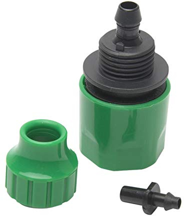 Garden Water Hose Quick Connector Fitting Garden Micro Irrigation Adapter Connector Water Hose Quick Connector(Green)