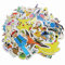 CosplayStudio Hochwertiges Poke Vinyl Sticker Set aus PVC | 60 Stück Aufkleber