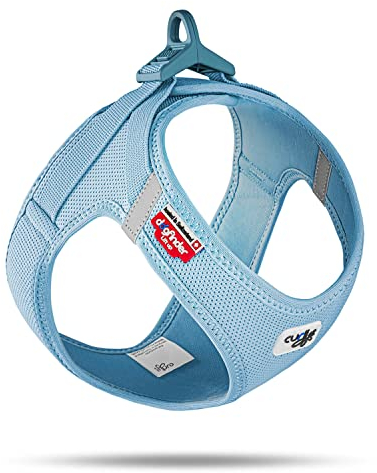 Vest Harness curli Clasp Air-Mesh Skyblue L