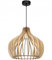 Light-Home Timber Hängelampe aus Holz und Metall - Esstischlampe Industrial für Kuche und Esszimmer - Pendelleuchte über Esstisch Schwarz/Braun - Designer