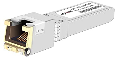 Lynxcel 10 GBase-T SFP auf RJ45 Modul, 10 Gbit/s RJ45 Kupferkabel bis zu 30 m SFP+, kompatibel mit Cisco SFP-10G-T-S, Ubiquiti UniFi UF-RJ45-10G, Fortinet, Netgear, D-Link, Su. permicro and More