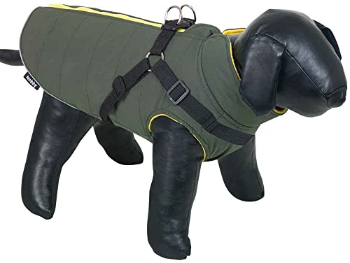 Nobby Hundemantel SOBAK 2 in 1, Oliv-gelb, 36 cm, 1 Stück
