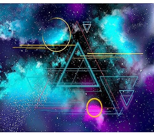 murando - Fototapete selbstklebend Galaxis, 343x256 cm, Schlafzimmer | Selbstklebend ohne Kleister, Full HD Druck, ideal fürs Wohn- oder Schlafzimmer, schnelle Montage, lichtbeständig, geruchsfrei