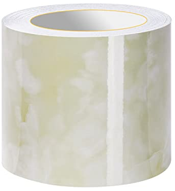 Guest Ruyunlai Selbstklebende Wandaufkleber Grenze 20cm X 500cm, Tapetenbordüre Selbstklebend Bordüre, Wasserdichte Wandbordüre für Zuhause Büro Hotel DIY Dekoration elegantes grün