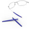 ThunderClap Earsocks Replacement for Oakley Big Square Wire Sunglasses - Deep Blue
