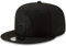 New Era NFL 9FIFTY Black On Black Adjustable Snapback Hat Cap One Size Fits All, Minnesota Wikinger, Einheitsgr��e