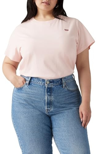 Levi's Women's Plus Size The Perfect Tee T-Shirt, Chesthit Logo, Potpourri, 3XL