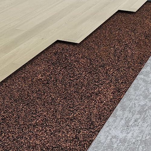 Rouleau de liège en caoutchouc isolant pour matériaux de construction, 100 x 200 cm, 5 mm