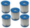vhbw 5X Cartuccia Filtro sostituisce Bestway Flowclear Filtro Misura 1 (58093) per Piscina, Pompa Filtro - Filtro dell'Acqua Blu/Bianco