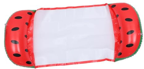 Abaodam 1pièce Matelas De Flottaison Portable PVC Léger Lit De Flottaison Aquatique pour Adultes pour Piscine Design Unique Forme De Fruit Modèle Pastèque