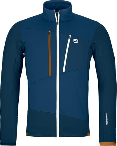 YPSILANTI FLEECE GRID JACKET M - C: deep ocean- T: XL